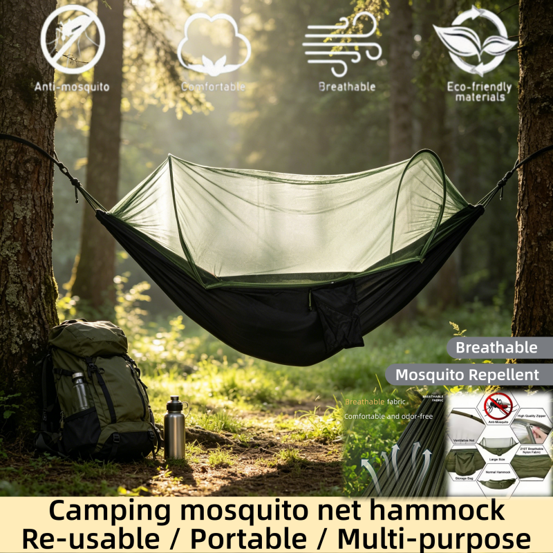 Portable outdoor camping hammo - مراجعة Outdoor Camping Hammock Chair وسعره