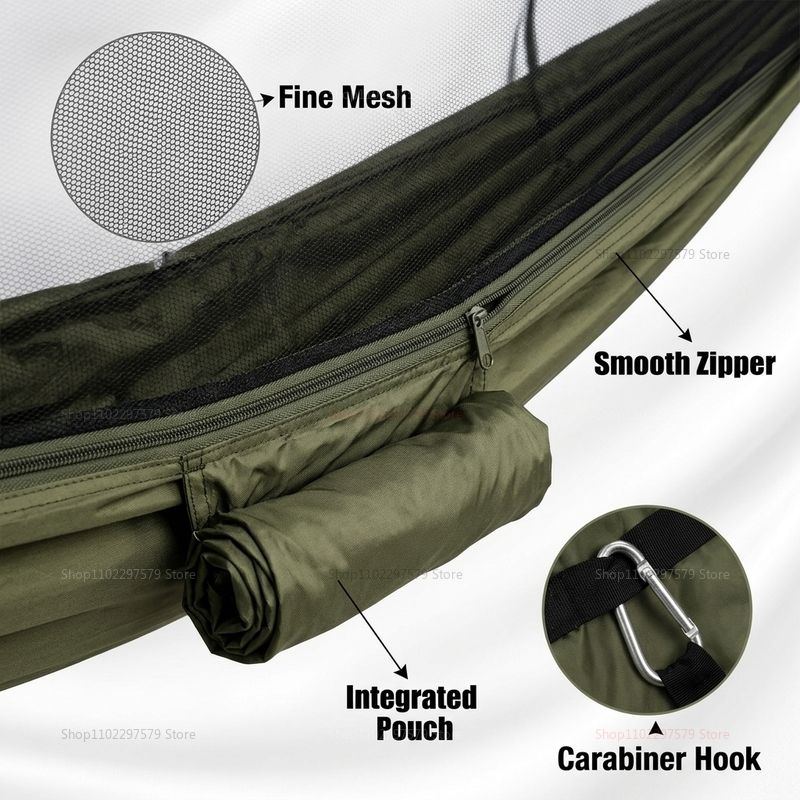 Portable outdoor camping hammo - مراجعة Outdoor Camping Hammock Chair وسعره