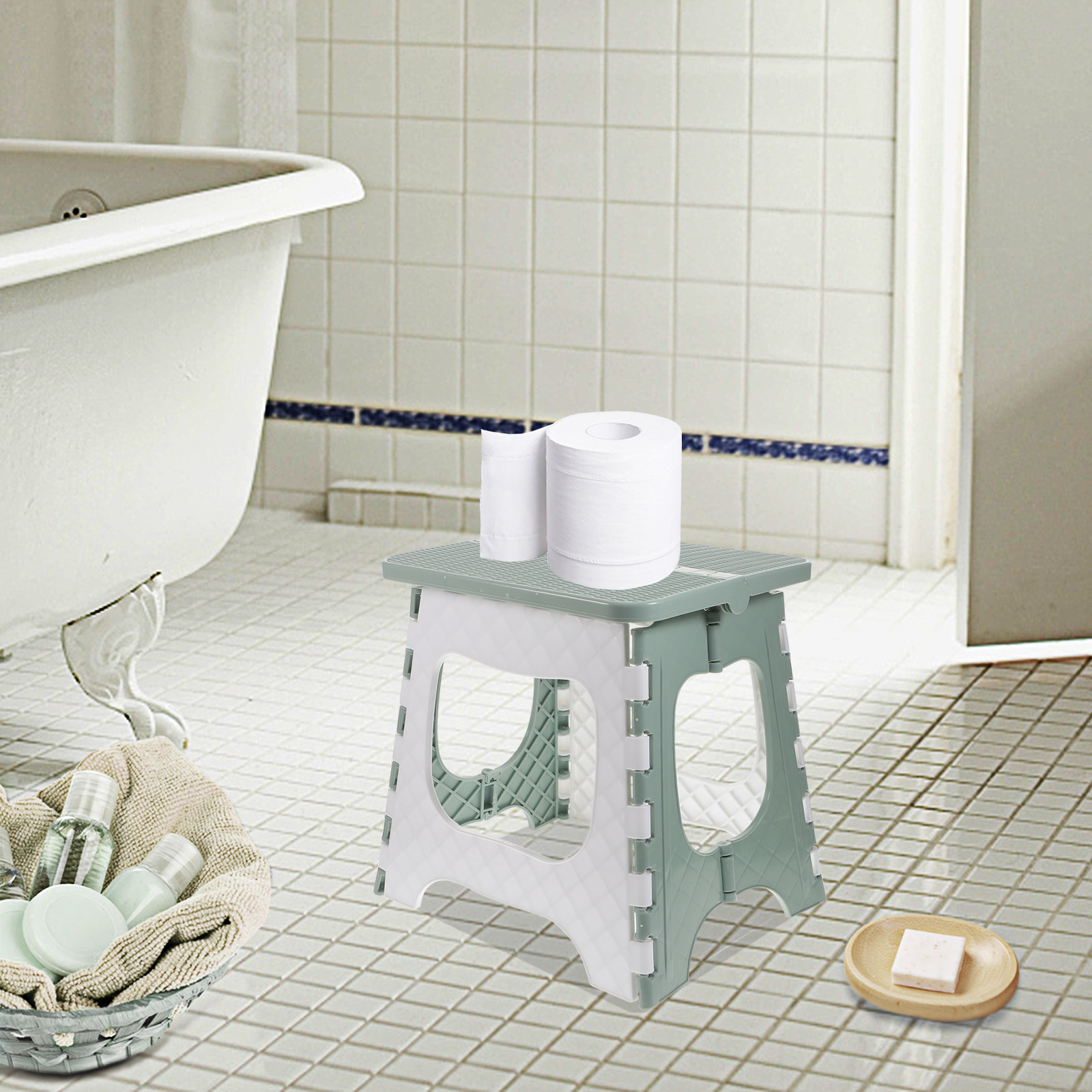 Portable Plastic Folding Chair - مراجعة Outdoor Camping Bathroom وسعره