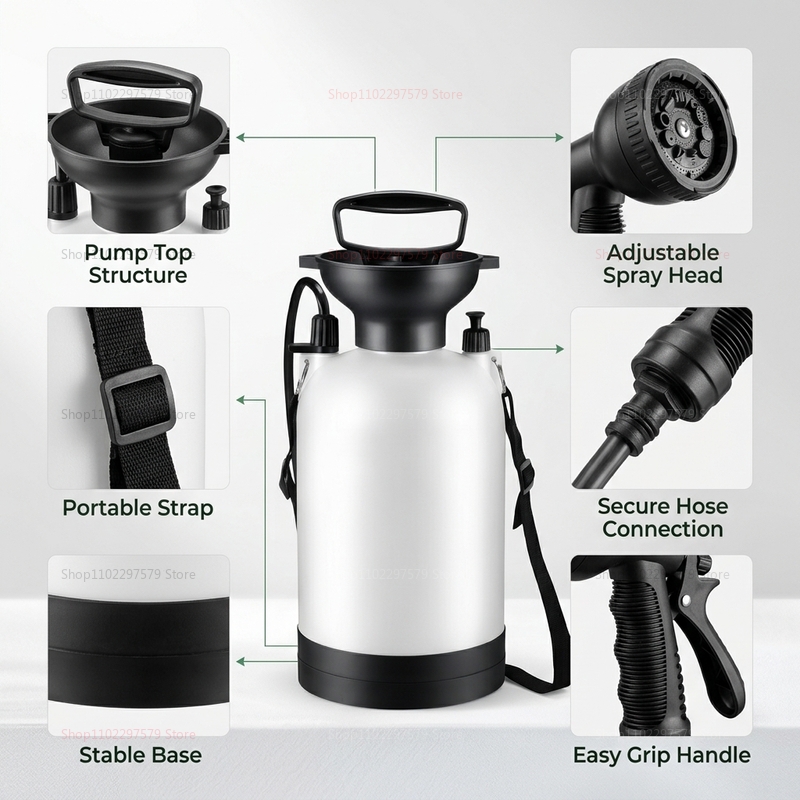 Portable Camping Shower 5L Man - مراجعة Outdoor Camping Items وسعره
