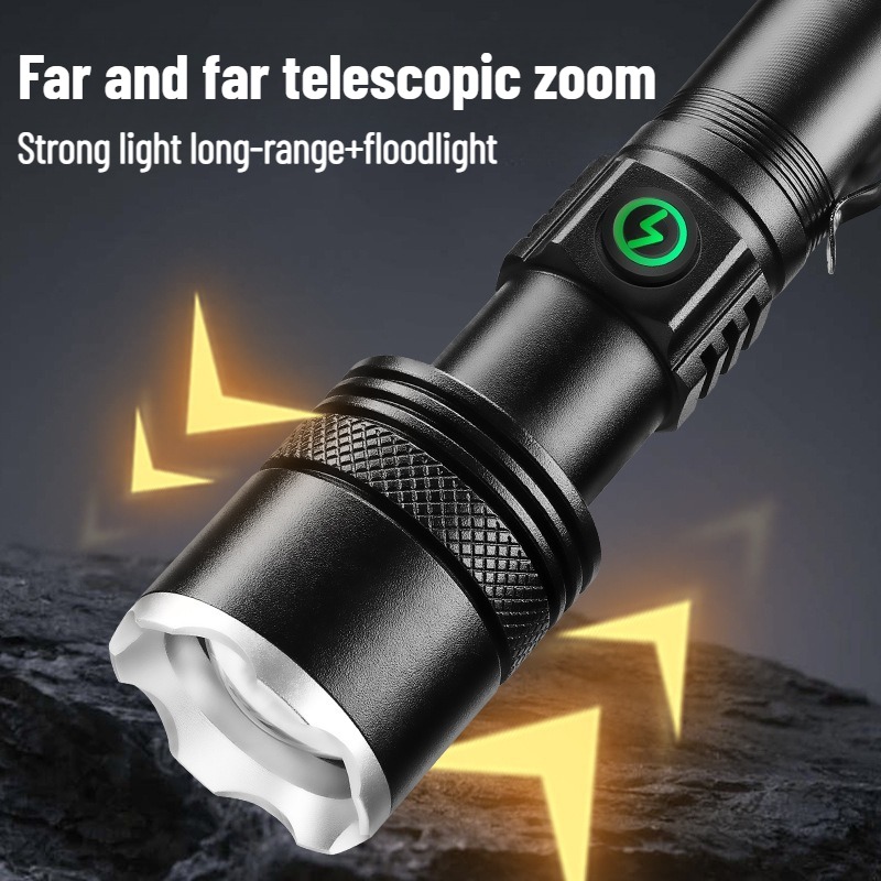 Rechargeable LED Flashlight Zo - مراجعة Outdoor Camping Hiking وسعره