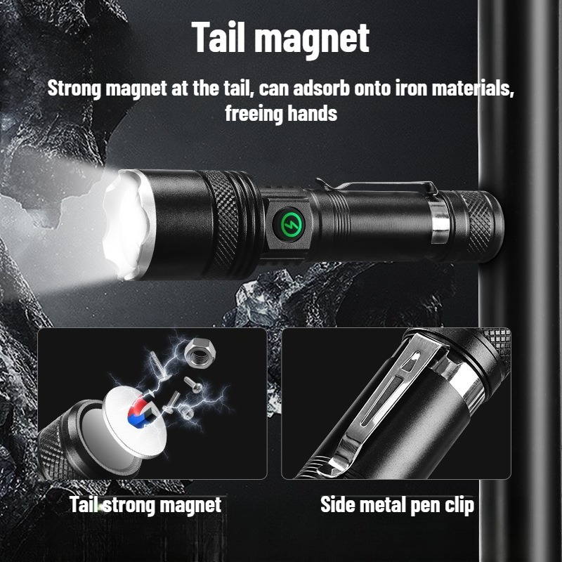 Rechargeable LED Flashlight Zo - مراجعة Outdoor Camping Hiking وسعره