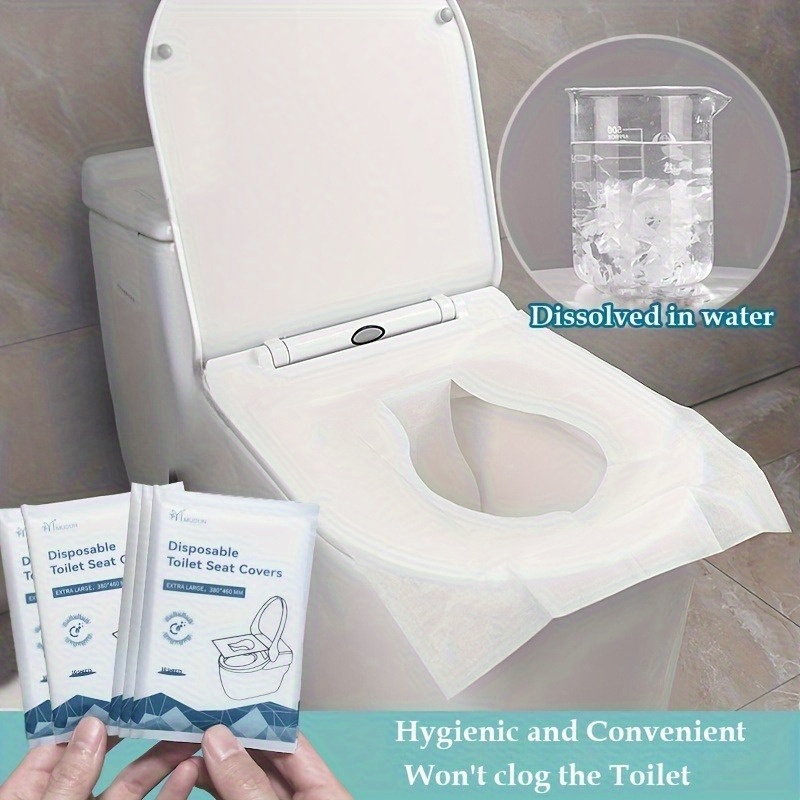 30/50pcs Disposable Toilet Sea - مراجعة Portable Camp Toilet وسعره