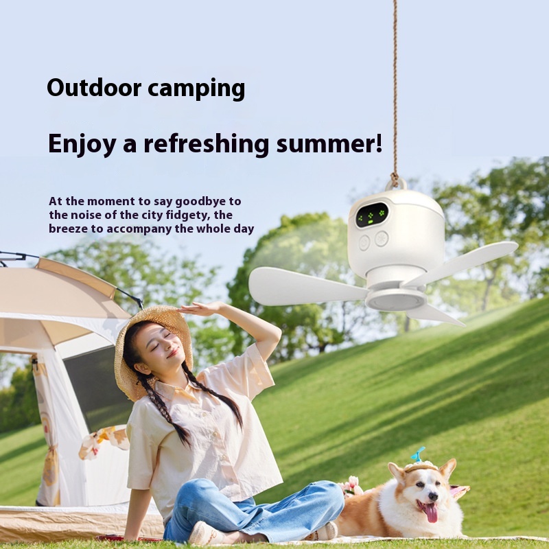 USB Rechargeable Wireless Remo - مراجعة Outdoor Camping Fans وسعره