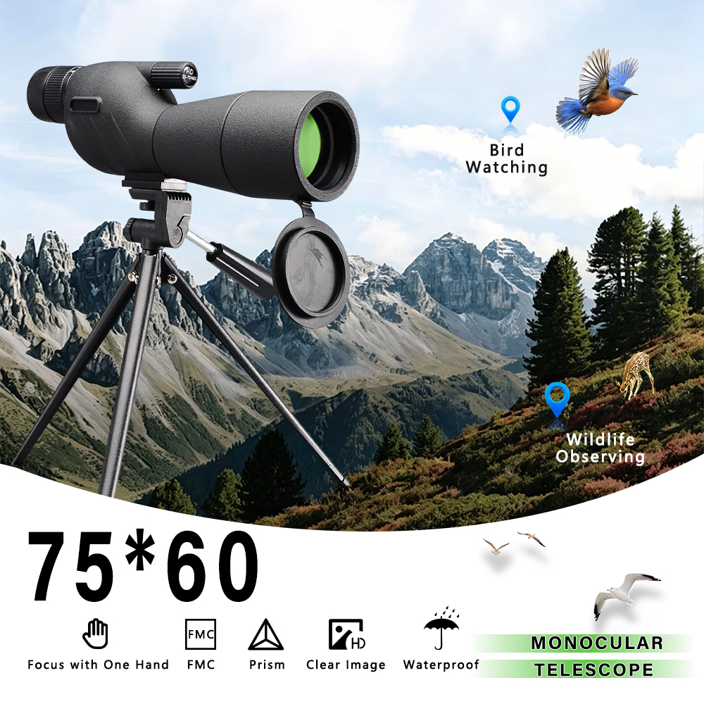 25-75x60 Zoom Spotting Scope C - مراجعة Outdoor Camping Gear وسعره