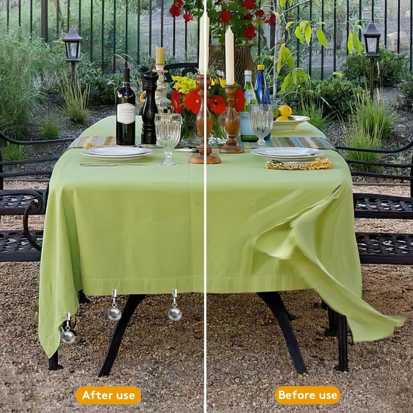 Tablecloth Weights 12 Pieces S - مراجعة Outdoor Camping Kitchen وسعره