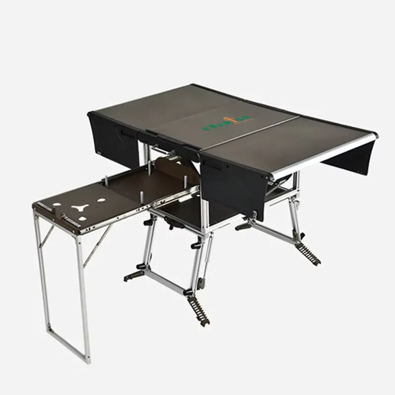 Convenient Camping Kitchen Box - مراجعة Outdoor Camping Kitchen Setup وسعره