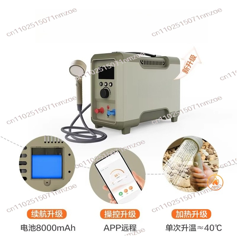 Outdoor Thermostatic Water Hea - مراجعة Outdoor Camping Hot Water Heater وسعره