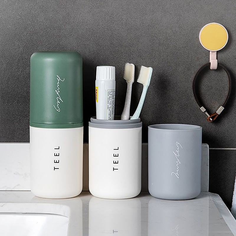 1pc Portable Toothbrush Holder - مراجعة Outdoor Camping Bathroom وسعره