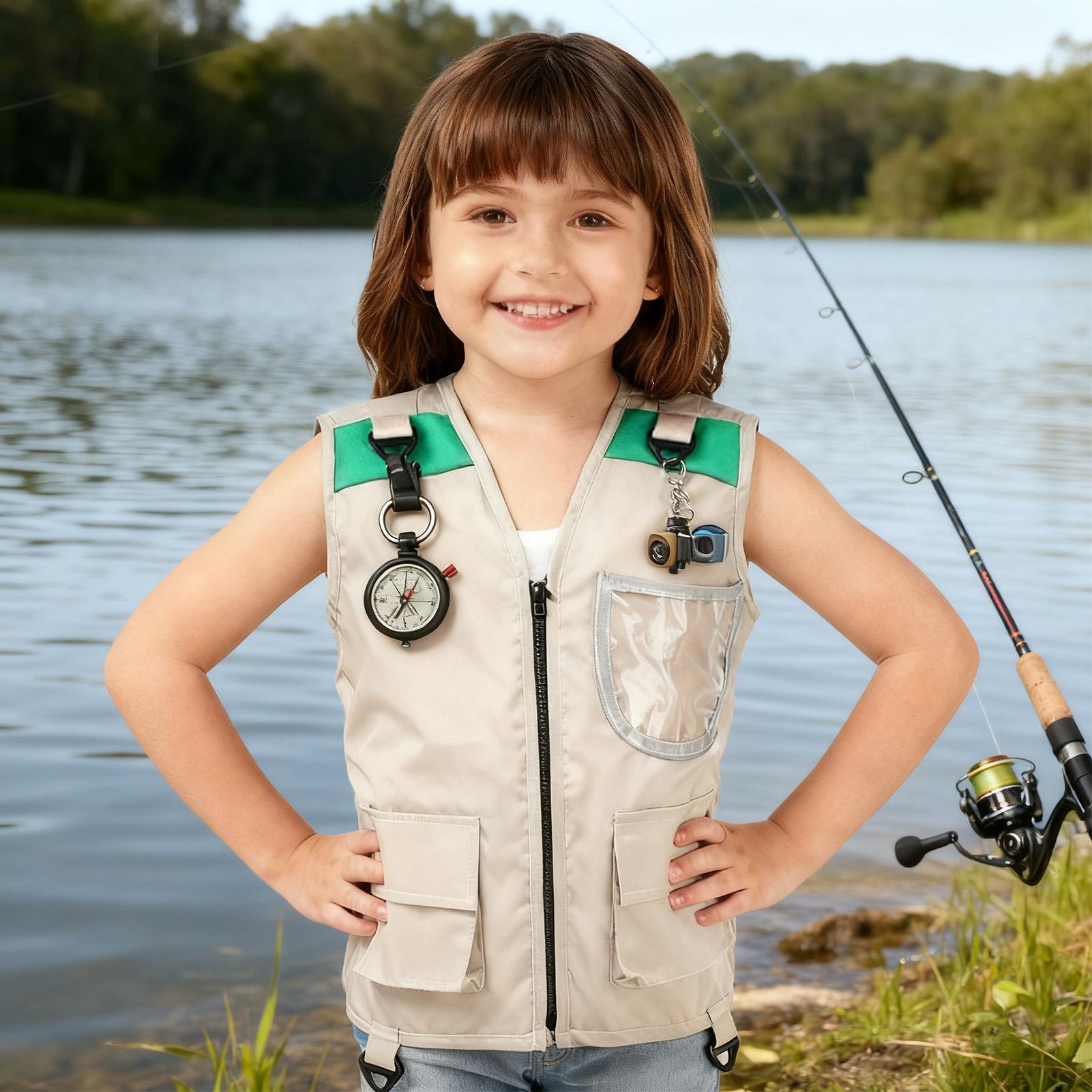 Kids Cargo Vest Sleeveless Cos - مراجعة Outdoor Camping Activities For Kids وسعره