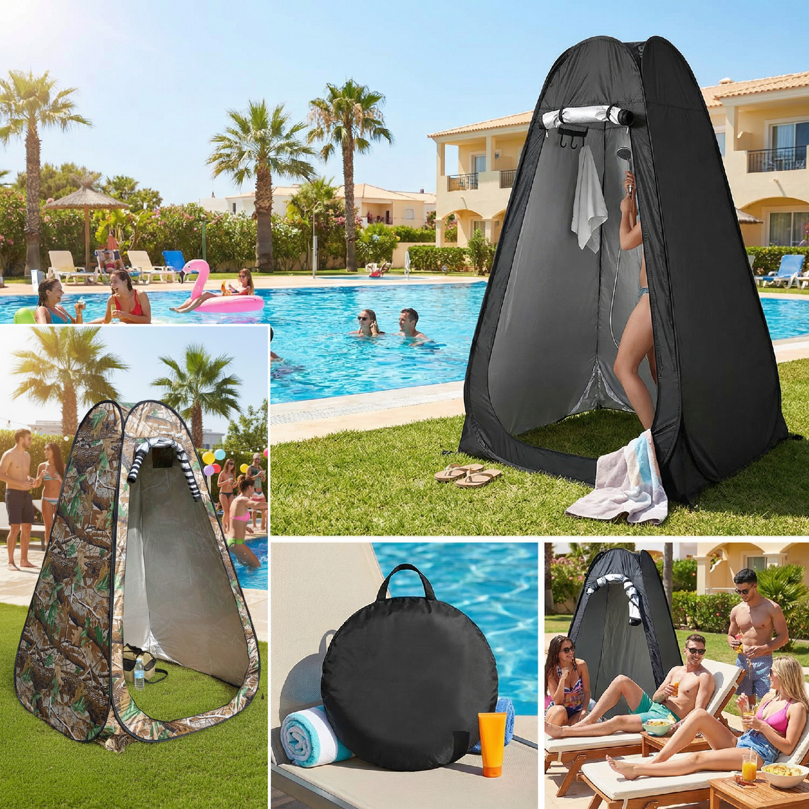 Portable Pop-Up Privacy Tent O - مراجعة Portable Camp Toilet وسعره