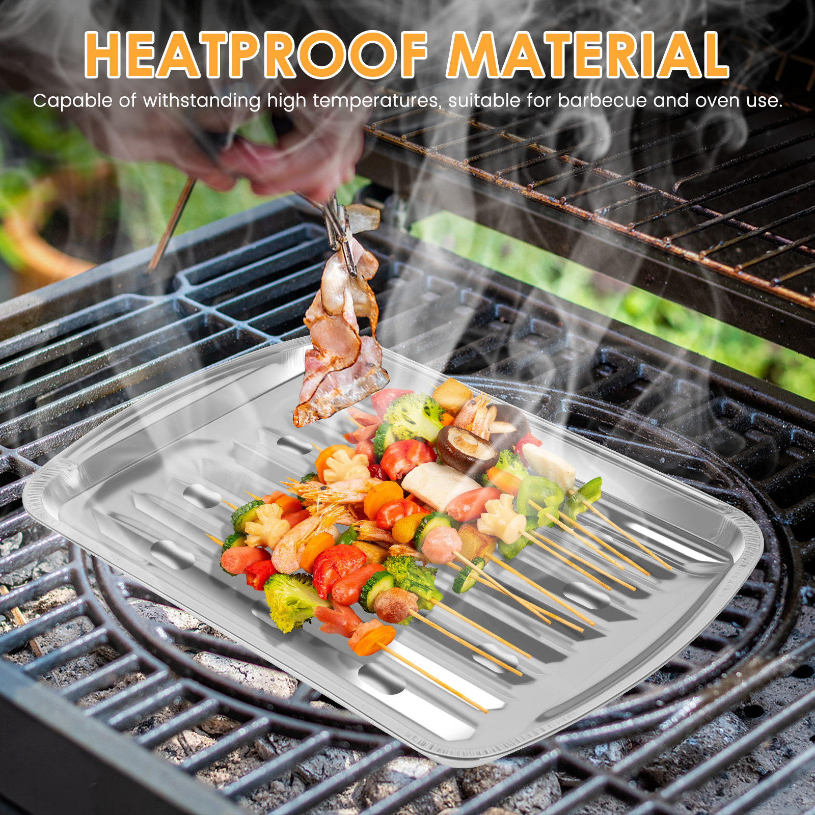 Aluminum Foil Trays Non-Stick  - مراجعة Outdoor Camping Kitchen وسعره