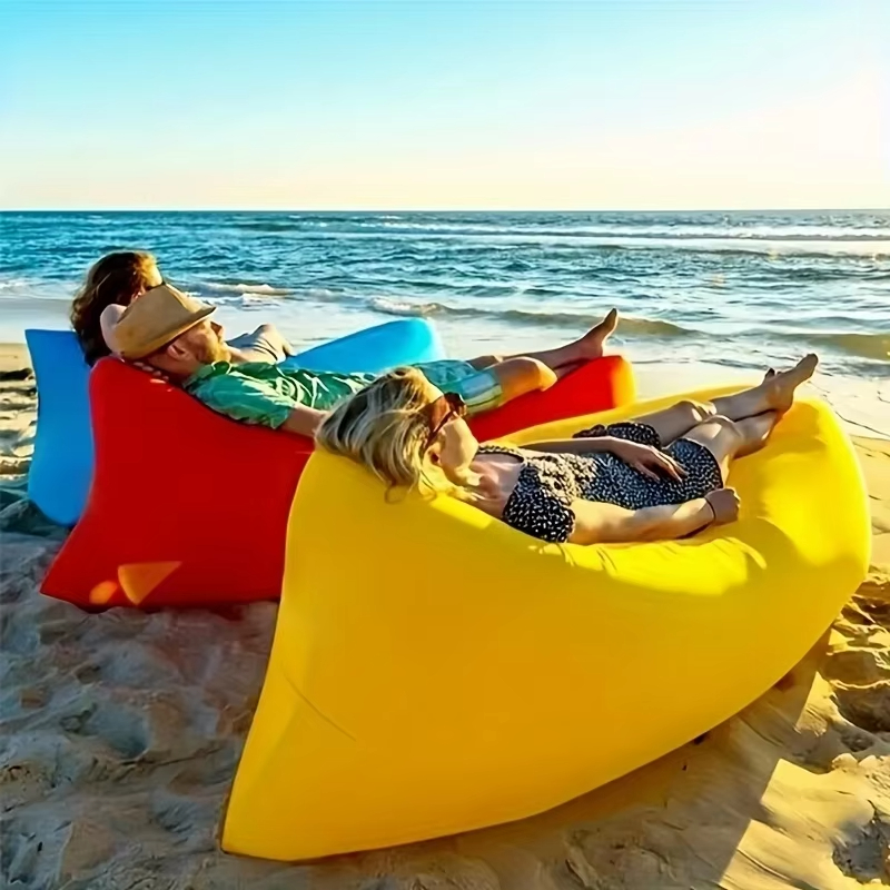 Inflatable Lounger Air Sofa Ha - مراجعة Outdoor Camping Hammock Chair وسعره