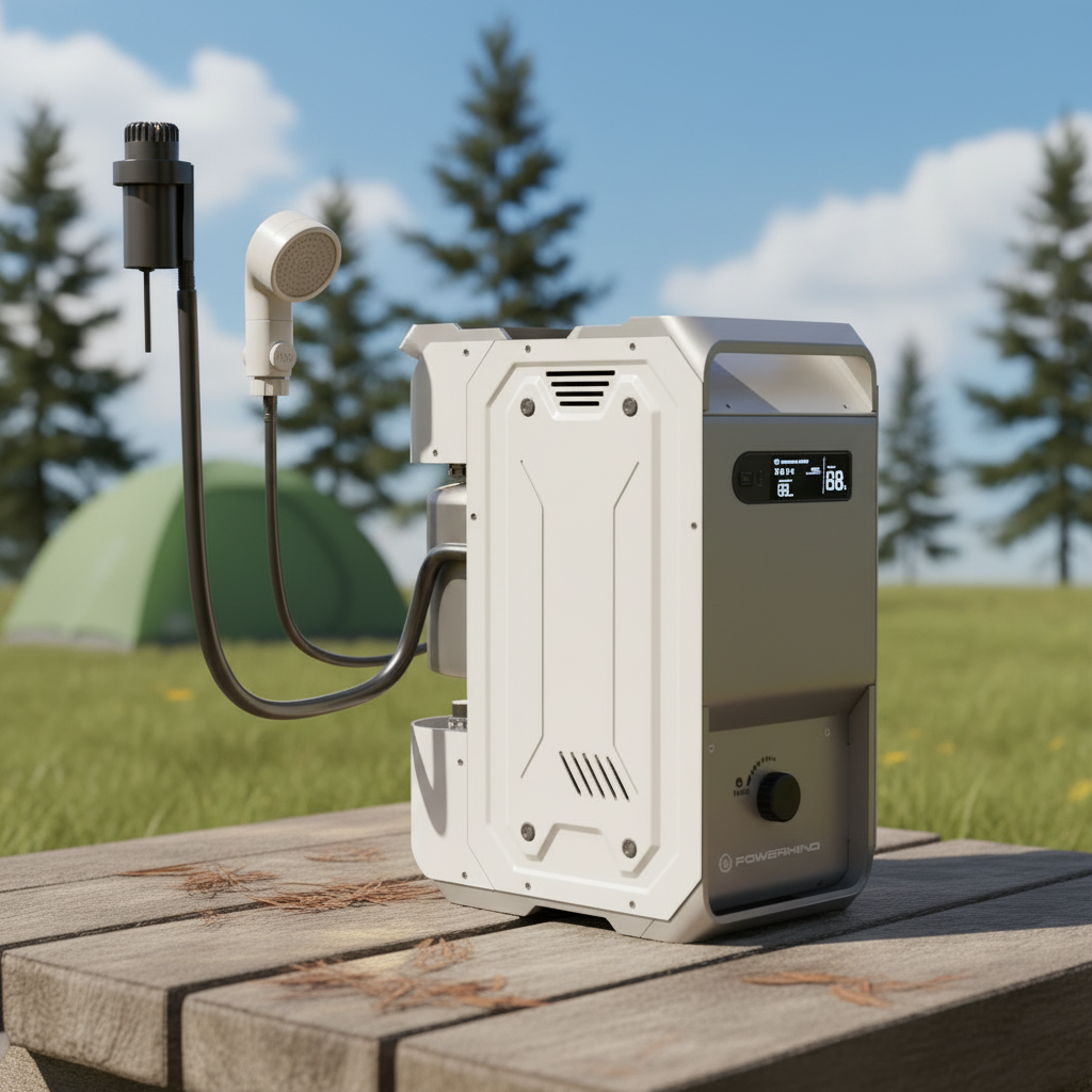 Outdoor Water Heater lpg Campi - مراجعة Outdoor Camping Hot Water Heater وسعره