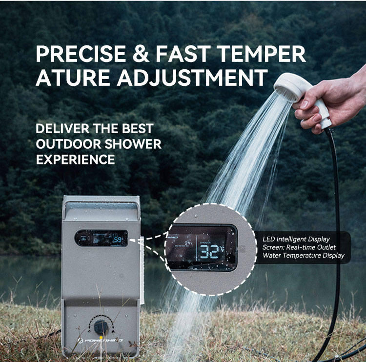 Outdoor Water Heater lpg Campi - مراجعة Outdoor Camping Hot Water Heater وسعره