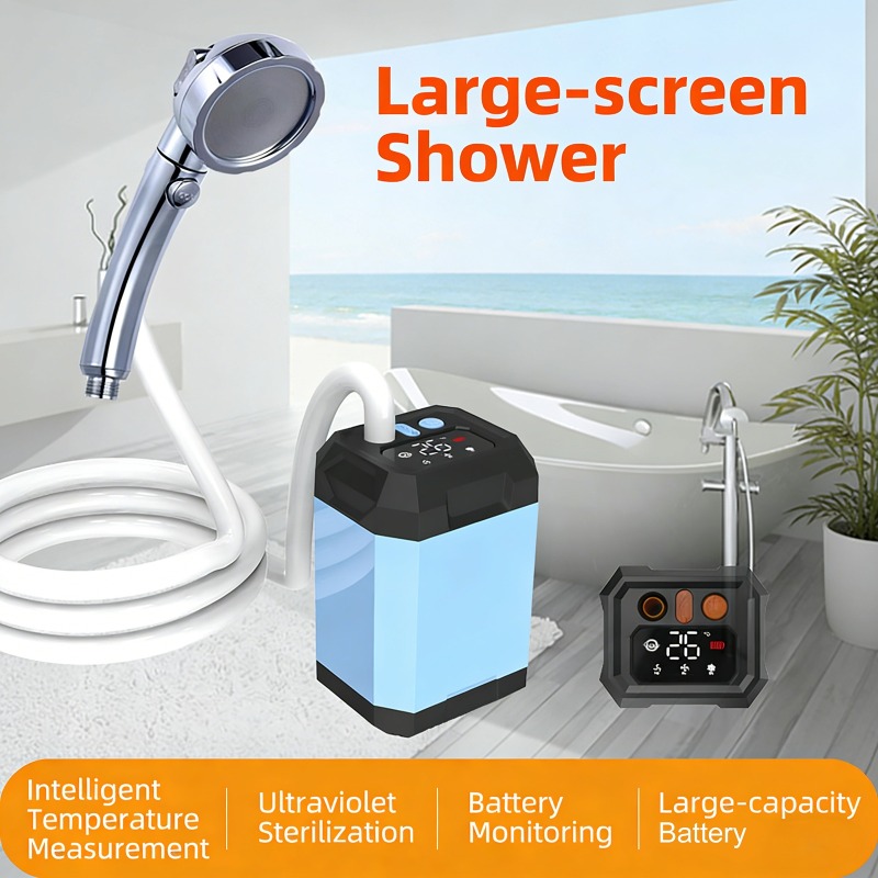 5400mAh/9000mAh Outdoor Portab - مراجعة Outdoor Camping Bathroom وسعره