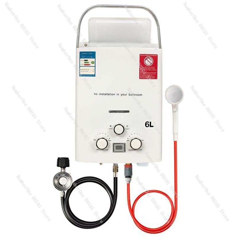 Propane LPG  Gas Tankless Wate - مراجعة Outdoor Camping Hot Water Heater وسعره