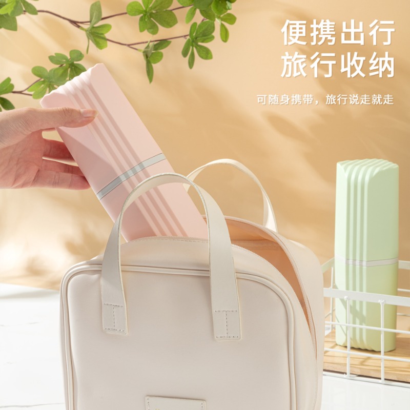 Solid Color Travel Toothbrush  - مراجعة Outdoor Camping Bathroom وسعره