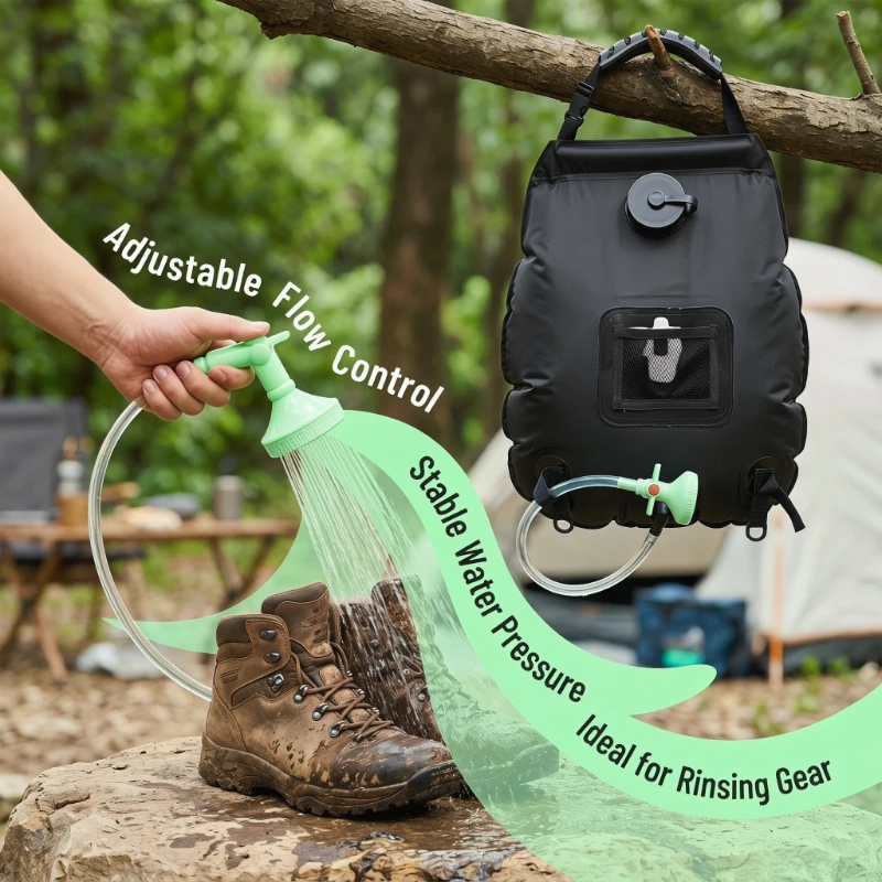 20L Solar Shower Bag Large Cap - مراجعة Outdoor Camping Bathroom وسعره
