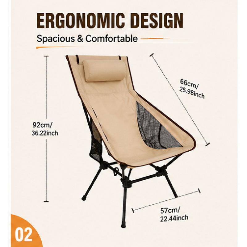 Portable Folding Camping Chair - مراجعة Outdoor Camping Hammock Chair وسعره
