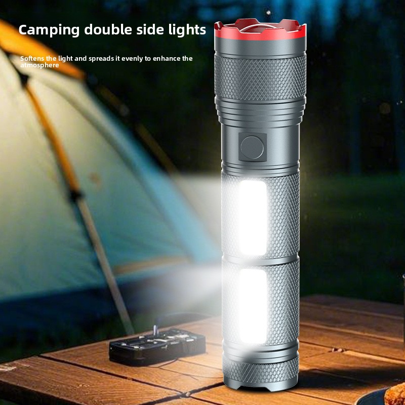 7200mAh Highlight Flashlight C - مراجعة Outdoor Camping Hiking وسعره