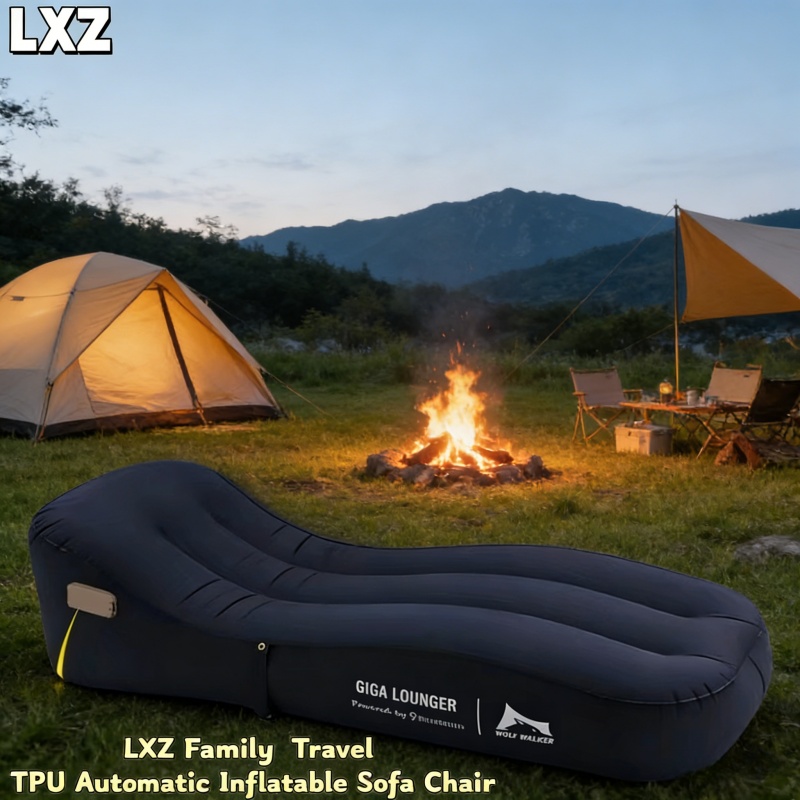 TPU Automatic Inflatable Chair - مراجعة Outdoor Camping Hammock Chair وسعره