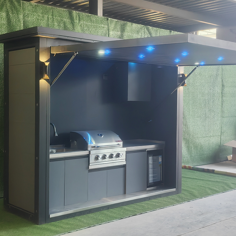 Portable Outdoor Kitchen Pod W - مراجعة Outdoor Camping Kitchen Setup وسعره