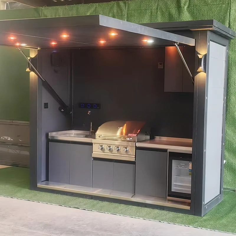 Portable Outdoor Kitchen Pod W - مراجعة Outdoor Camping Kitchen Setup وسعره