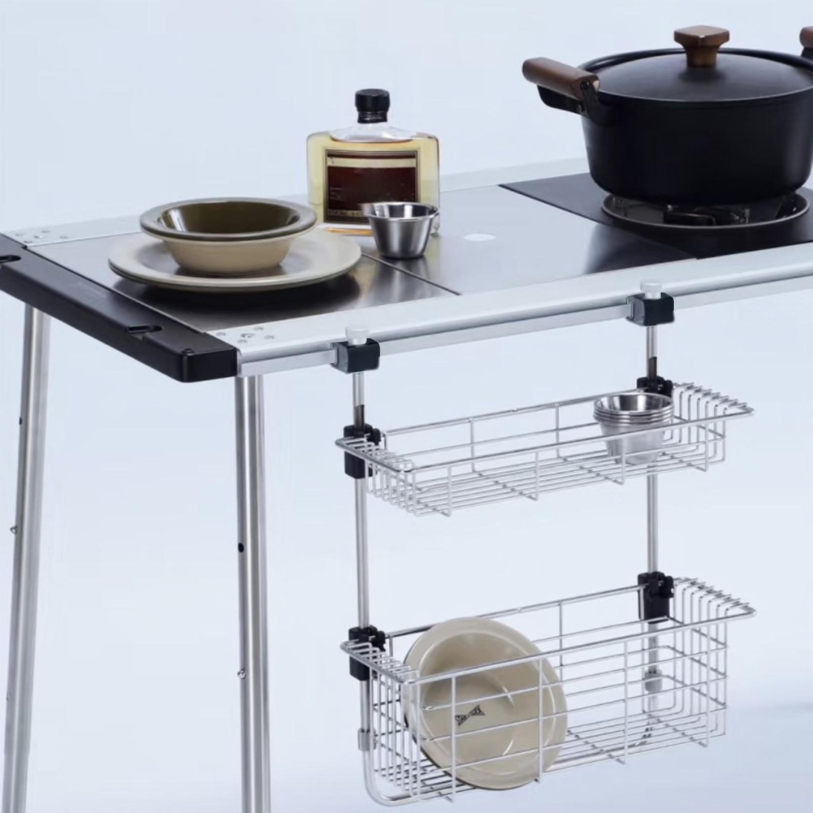 Slide Buckle for Camping Table - مراجعة Outdoor Camping Kitchen Setup وسعره