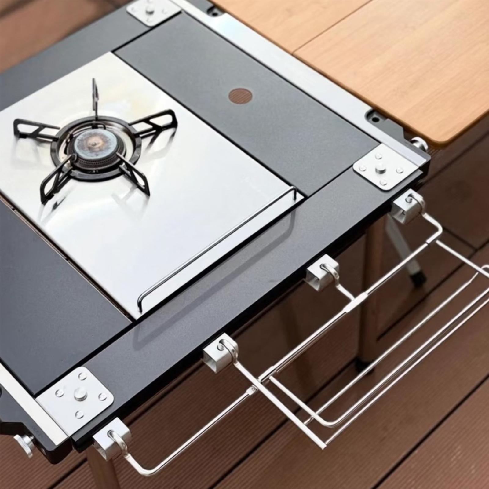 Slide Buckle for Camping Table - مراجعة Outdoor Camping Kitchen Setup وسعره