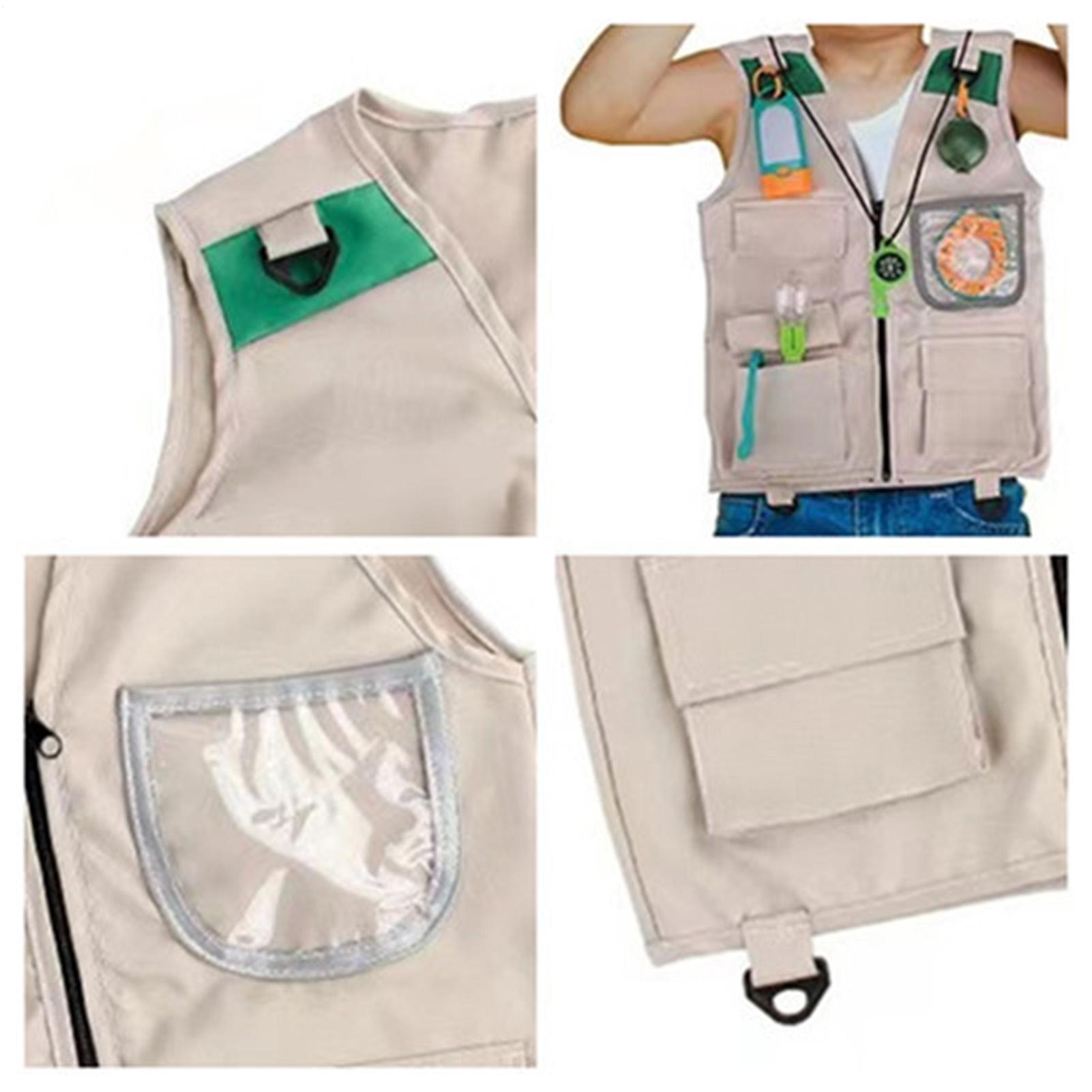 Kids Fishing Vest Sleeveless C - مراجعة Outdoor Camping Activities For Kids وسعره