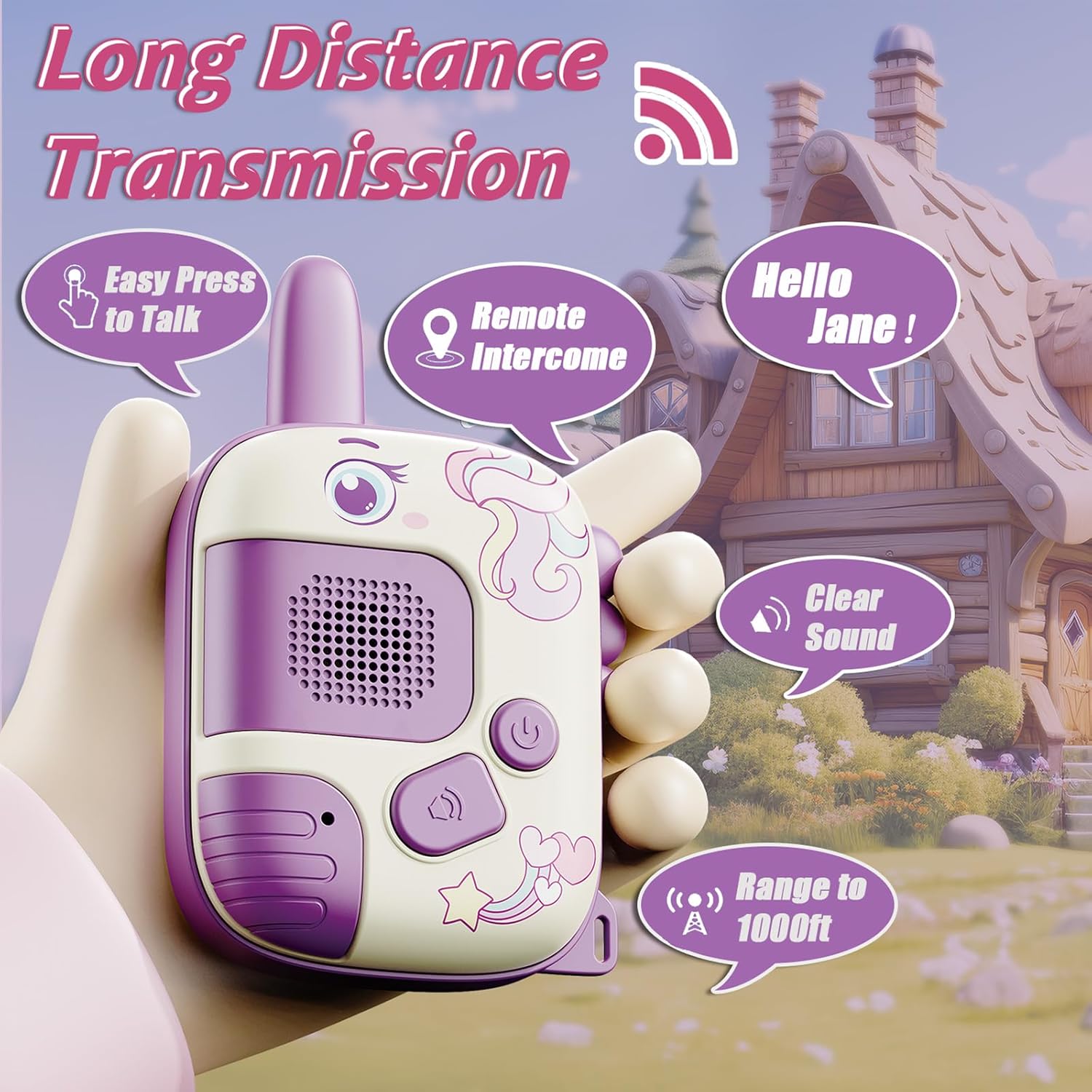 2PCS Walkie Talkie Toys for Ki - مراجعة Outdoor Camping Activities For Kids وسعره