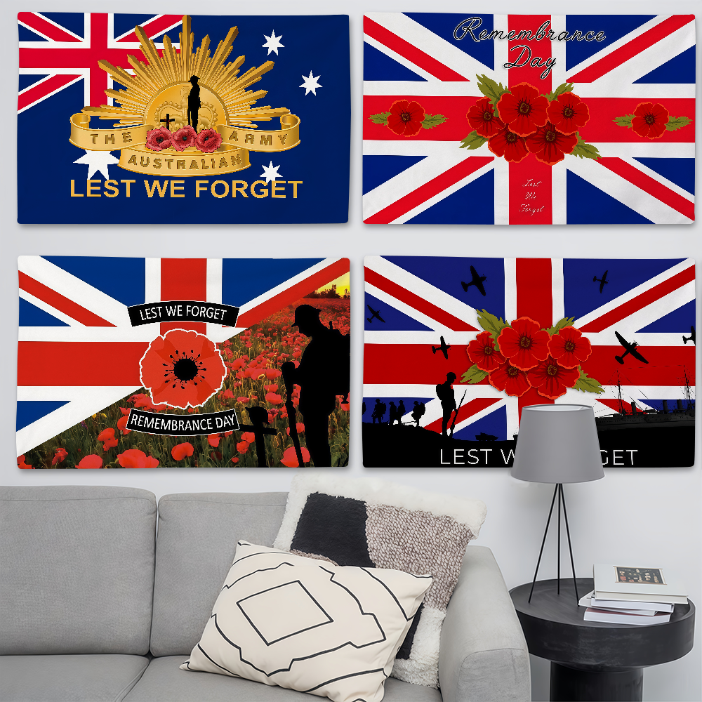 Australia Lest We Forget Flag  - مراجعة Outdoor Camping Australia وسعره