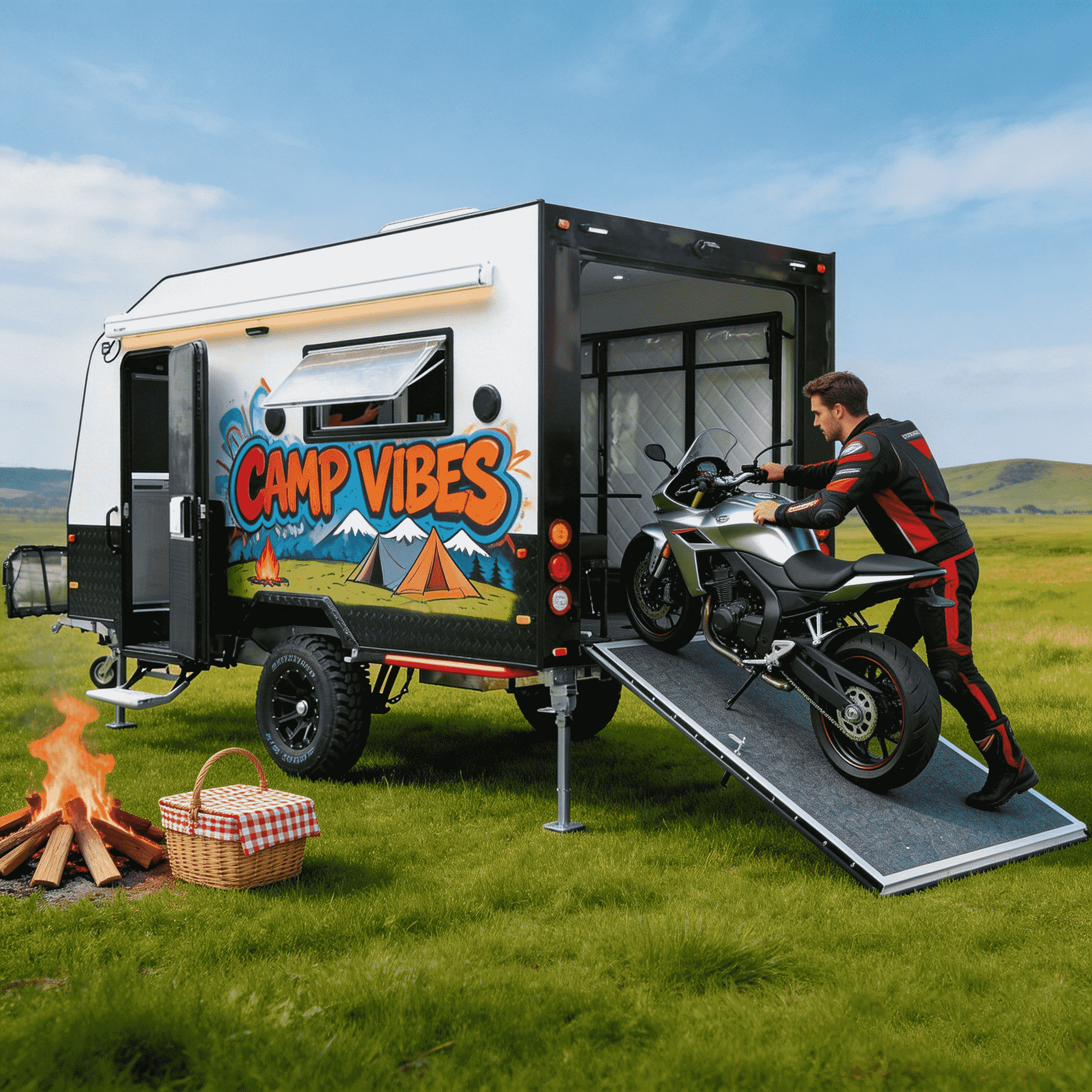 Off-Road Camper Trailer with F - مراجعة Outdoor Camping Australia وسعره