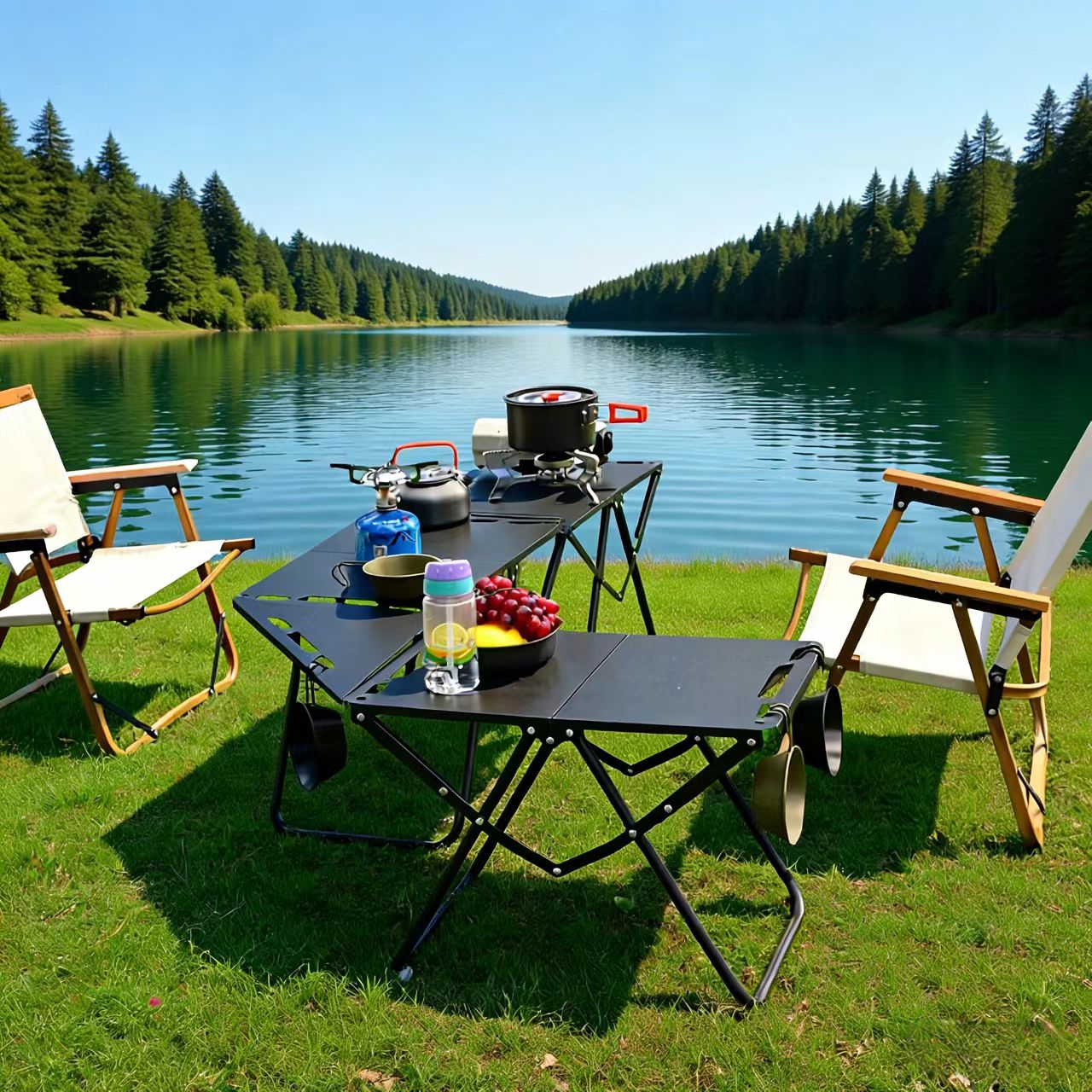 Portable Lightweight Quick-Set - مراجعة Outdoor Camping Kitchen Setup وسعره