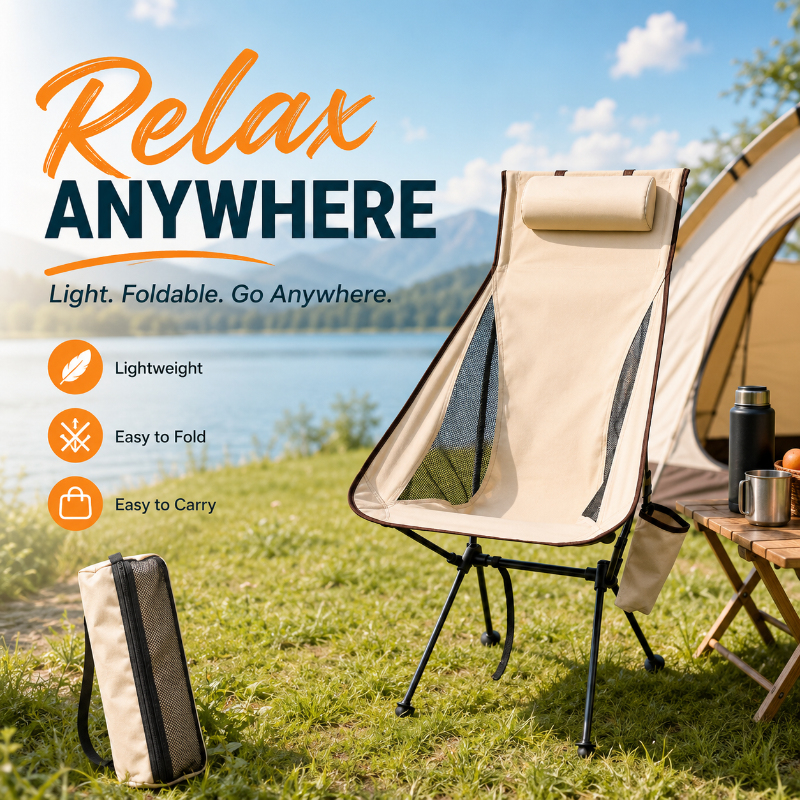 Westtune Portable Folding Camp - مراجعة Outdoor Camping Hammock Chair وسعره